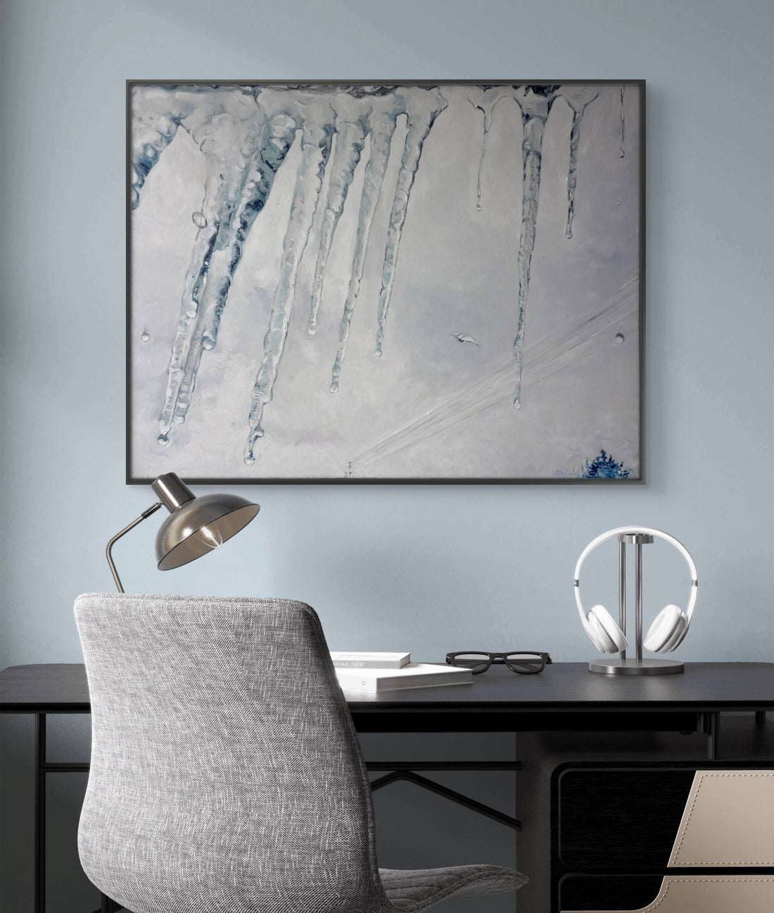 Home office wall art for productivity