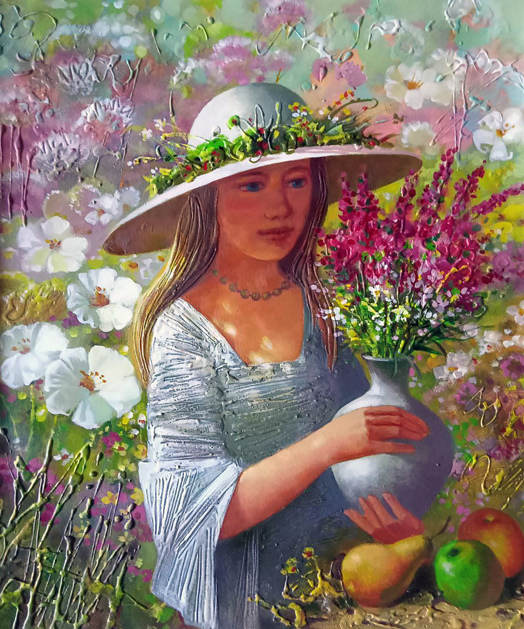 Girl with a Bouquet