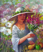Girl with a Bouquet