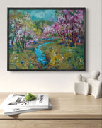 Spring Stream in the Forest