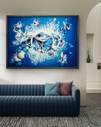 Still Life Print - Ice to Cool the Drink - Blue Ice
