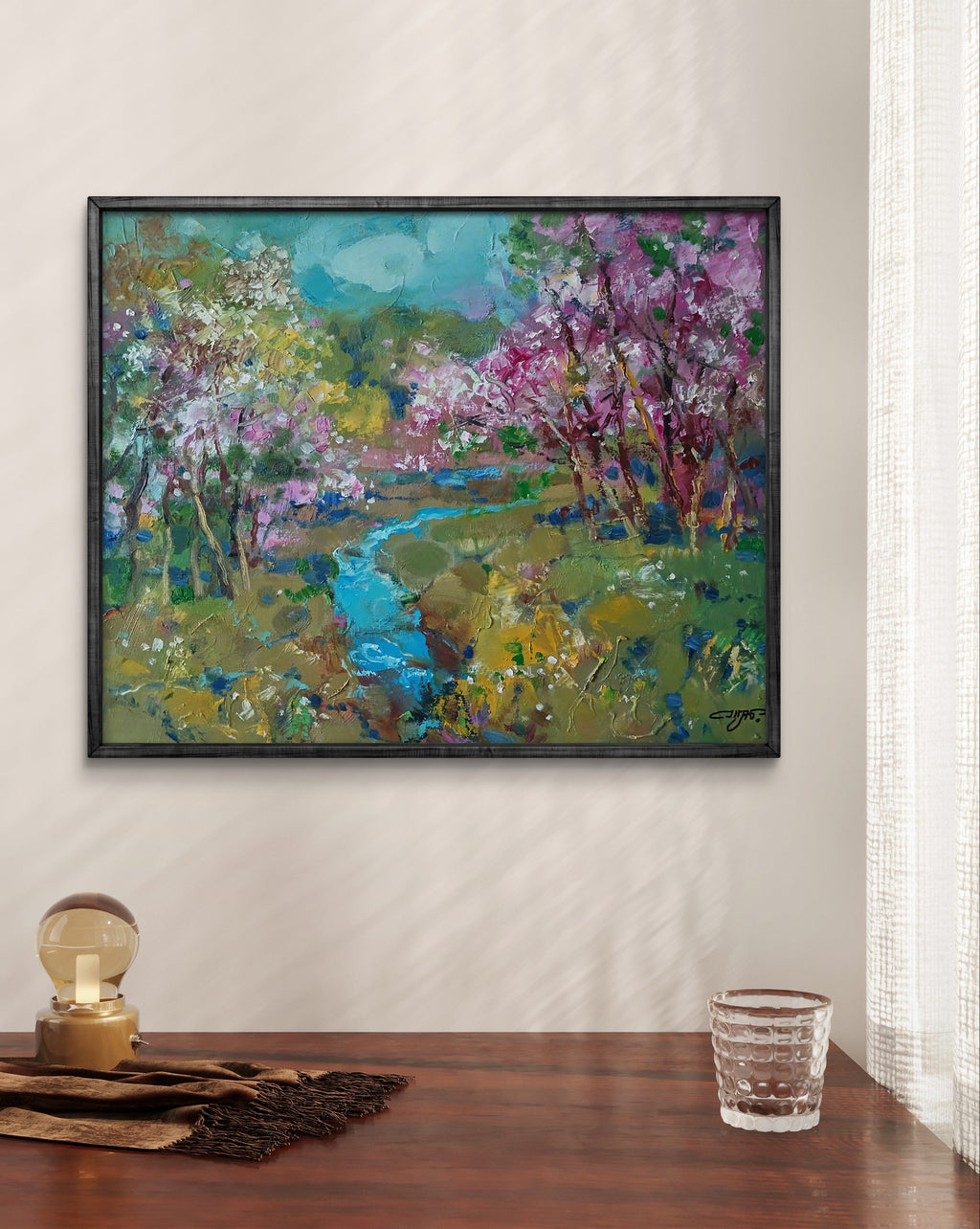 Spring Stream in the Forest