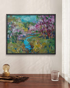Spring Stream in the Forest