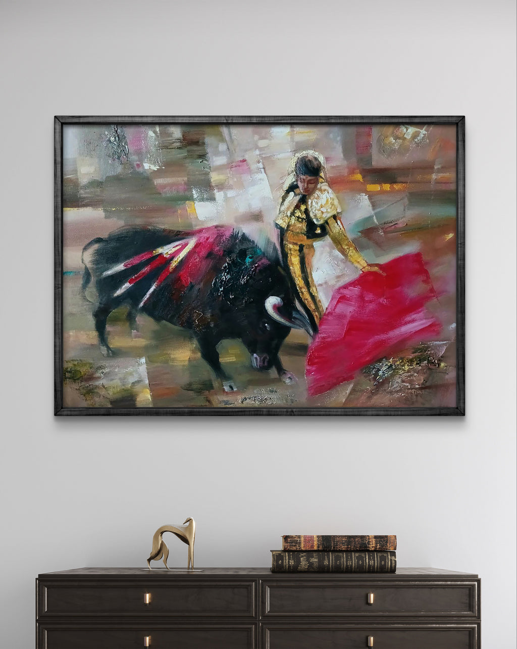 Bull and Man