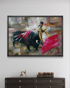 Bull and Man