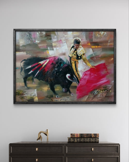 Bull and Man
