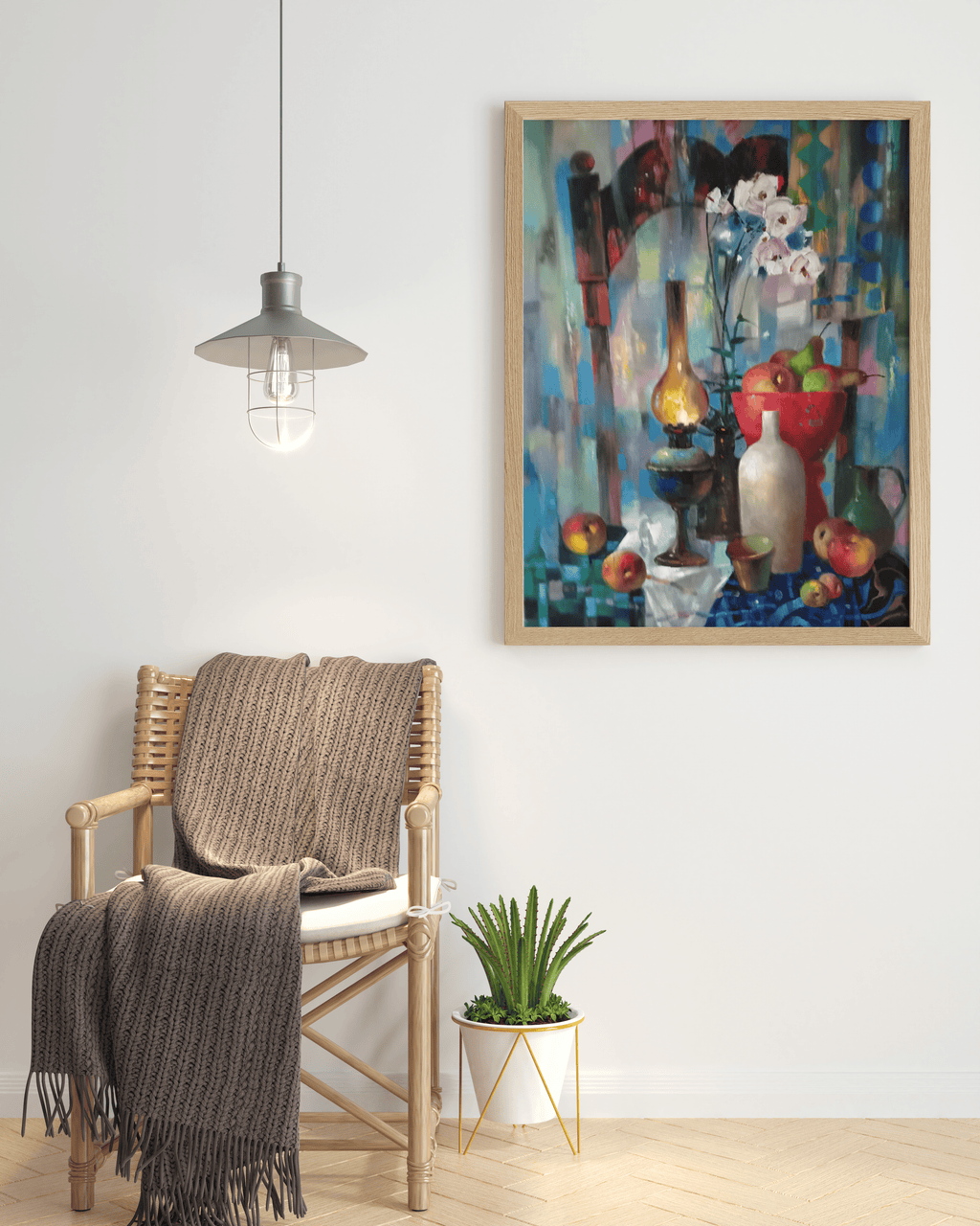 Still Life with Lamp