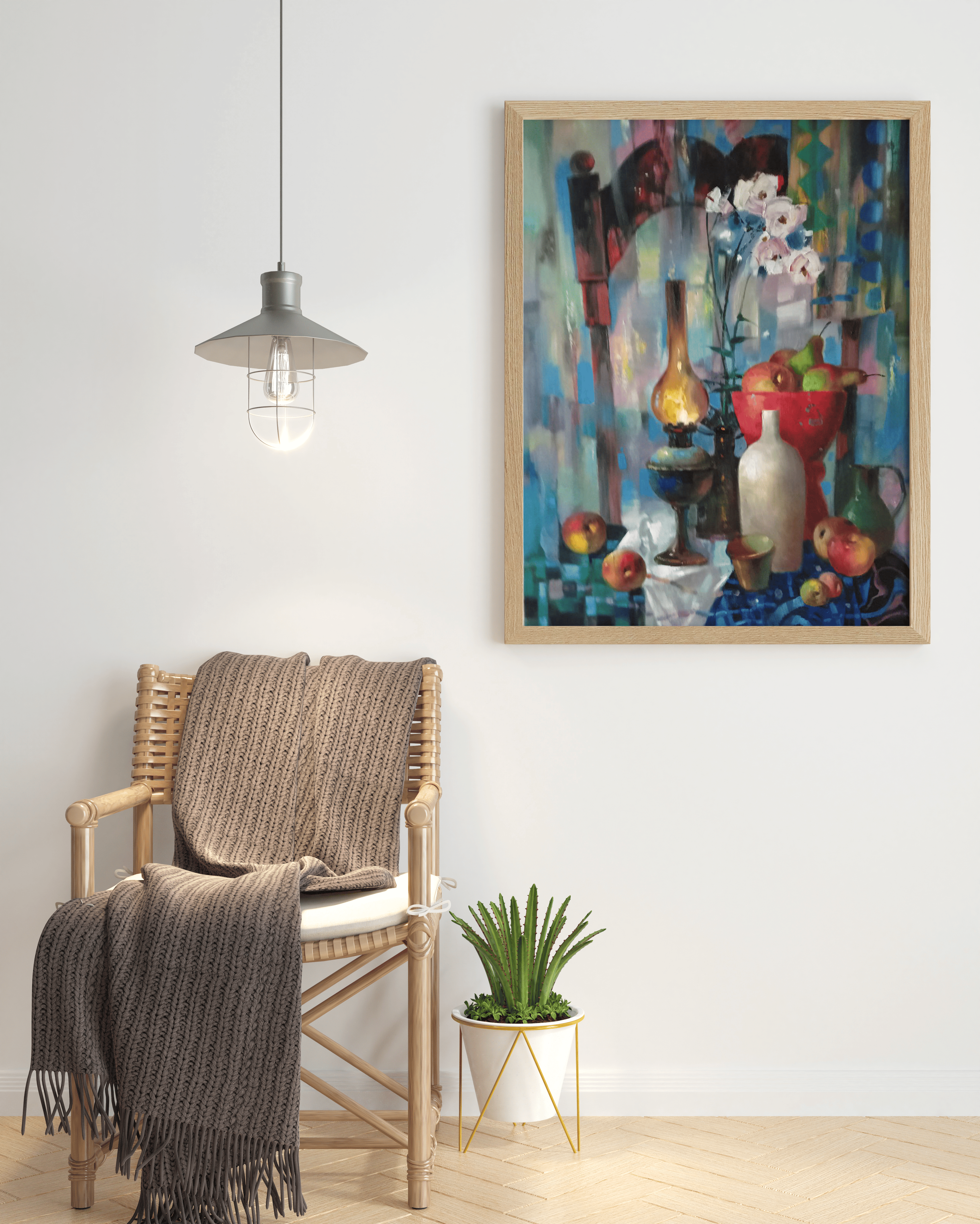 Still Life with Lamp