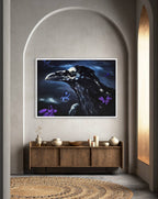 Bird painting on the wall