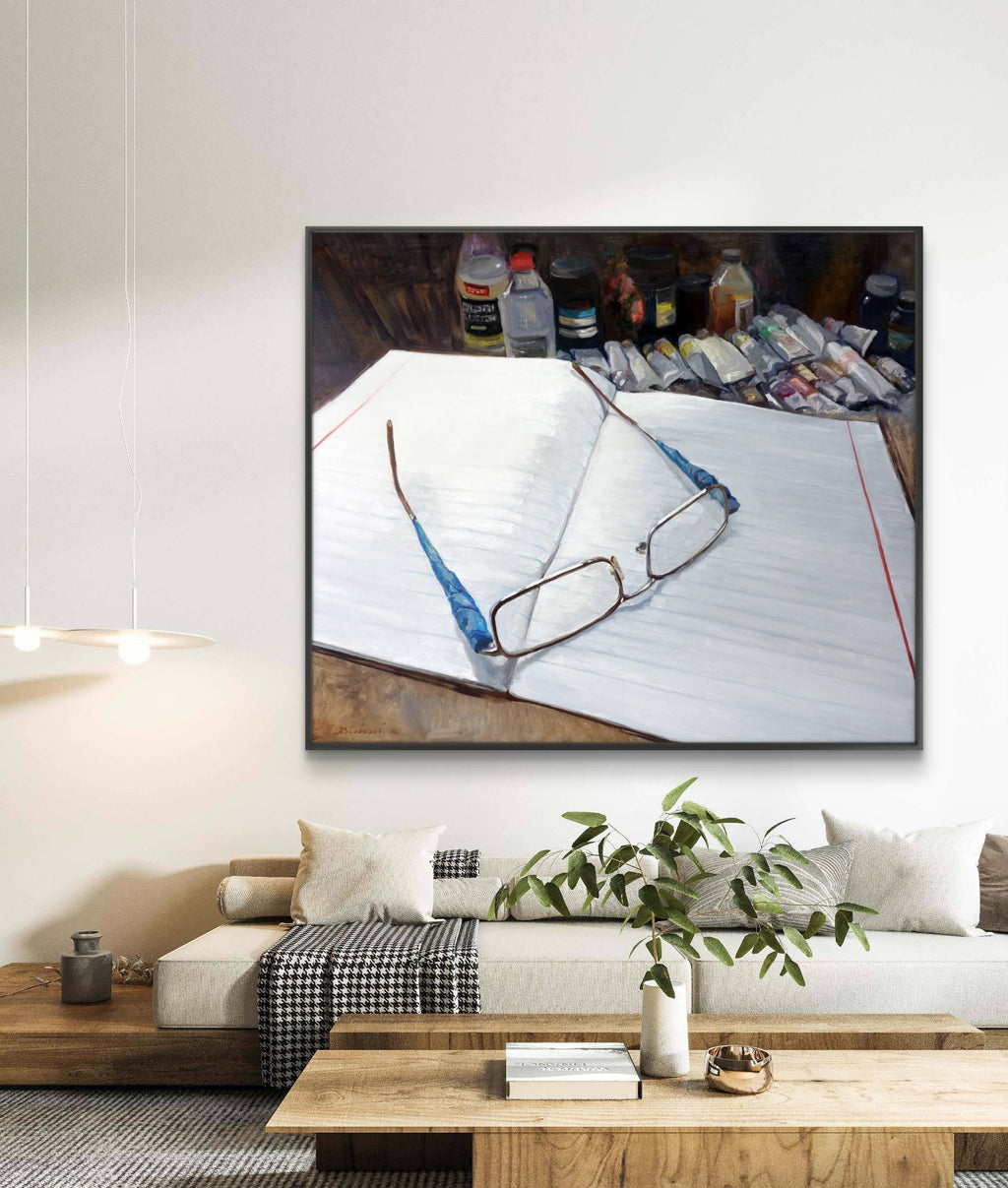 Interior painting near the living room