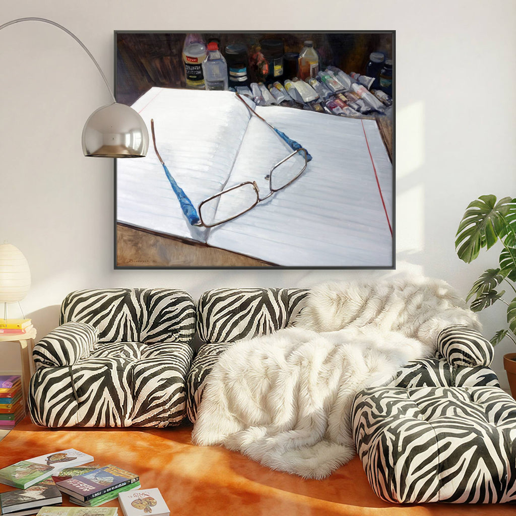 Interior painting near the bedroom