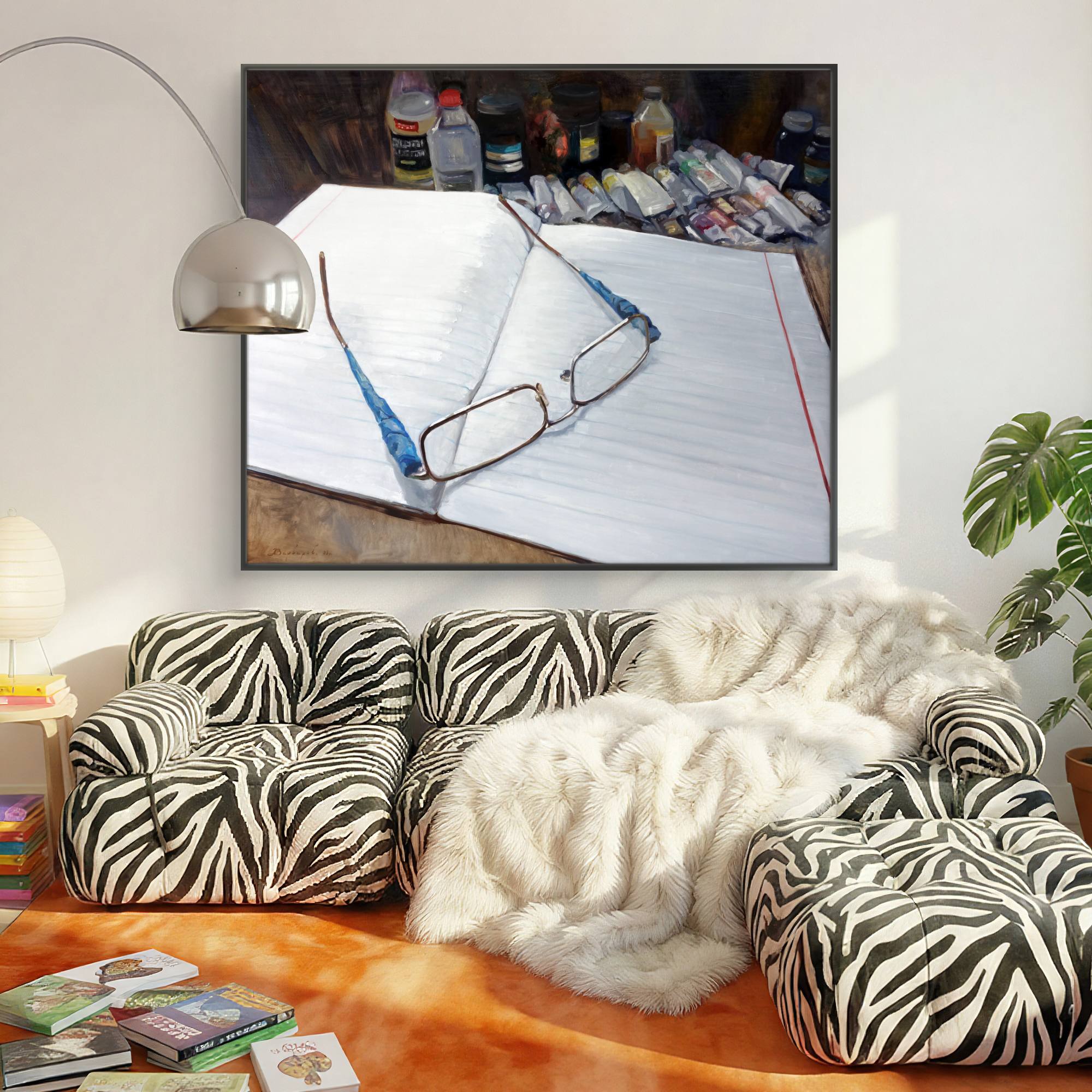 Interior painting near the bedroom