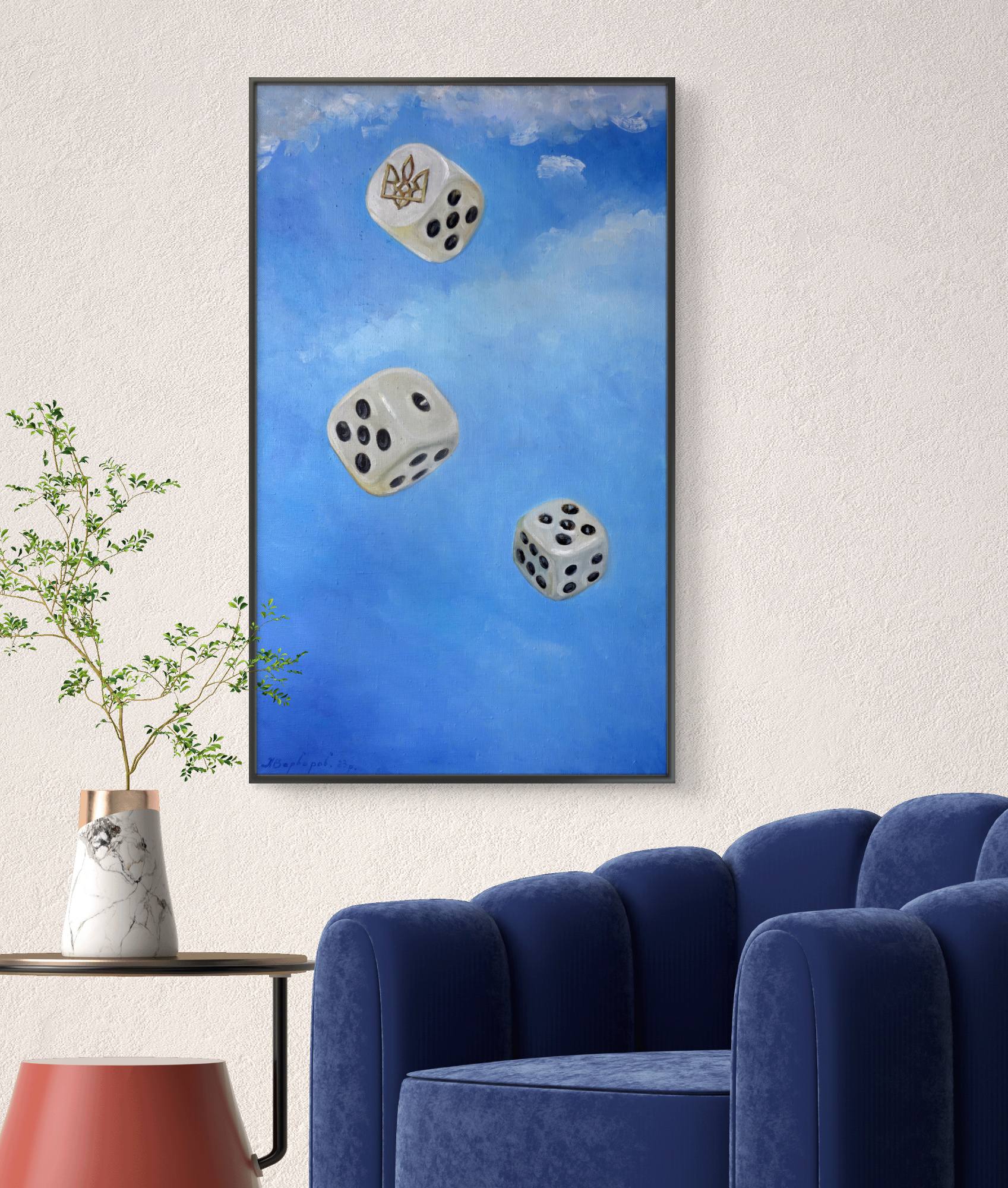 Sky print near the living room