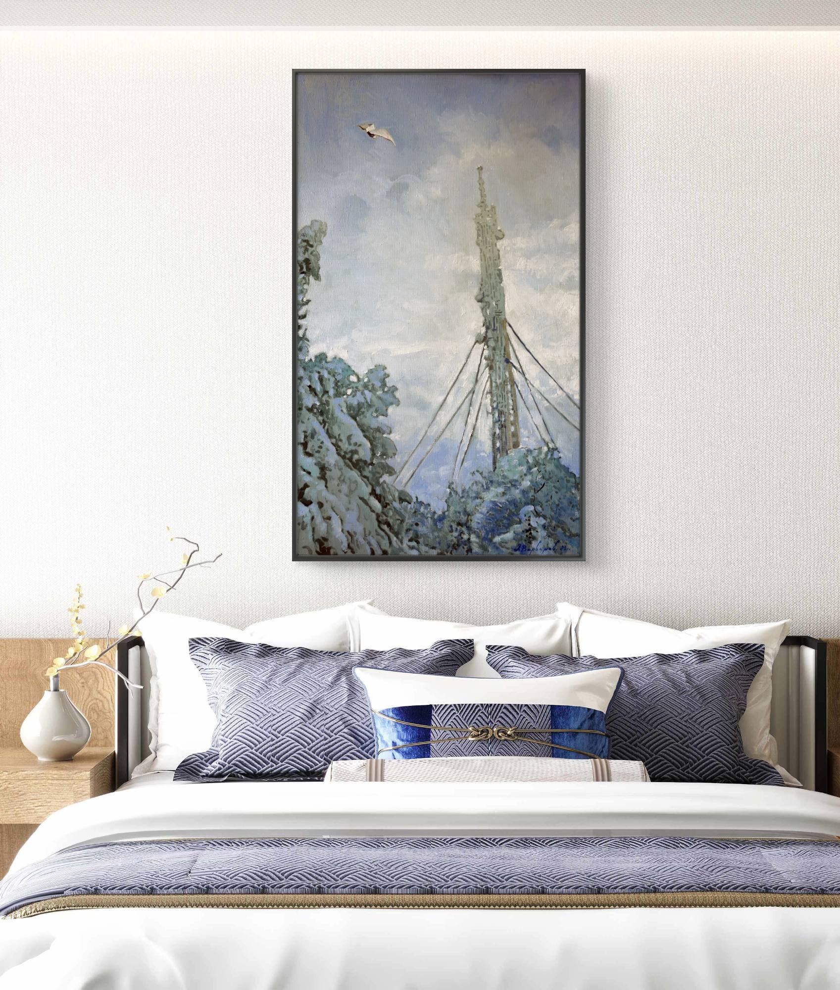 Painting city near the bedroom