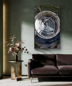Framed print on the wall
