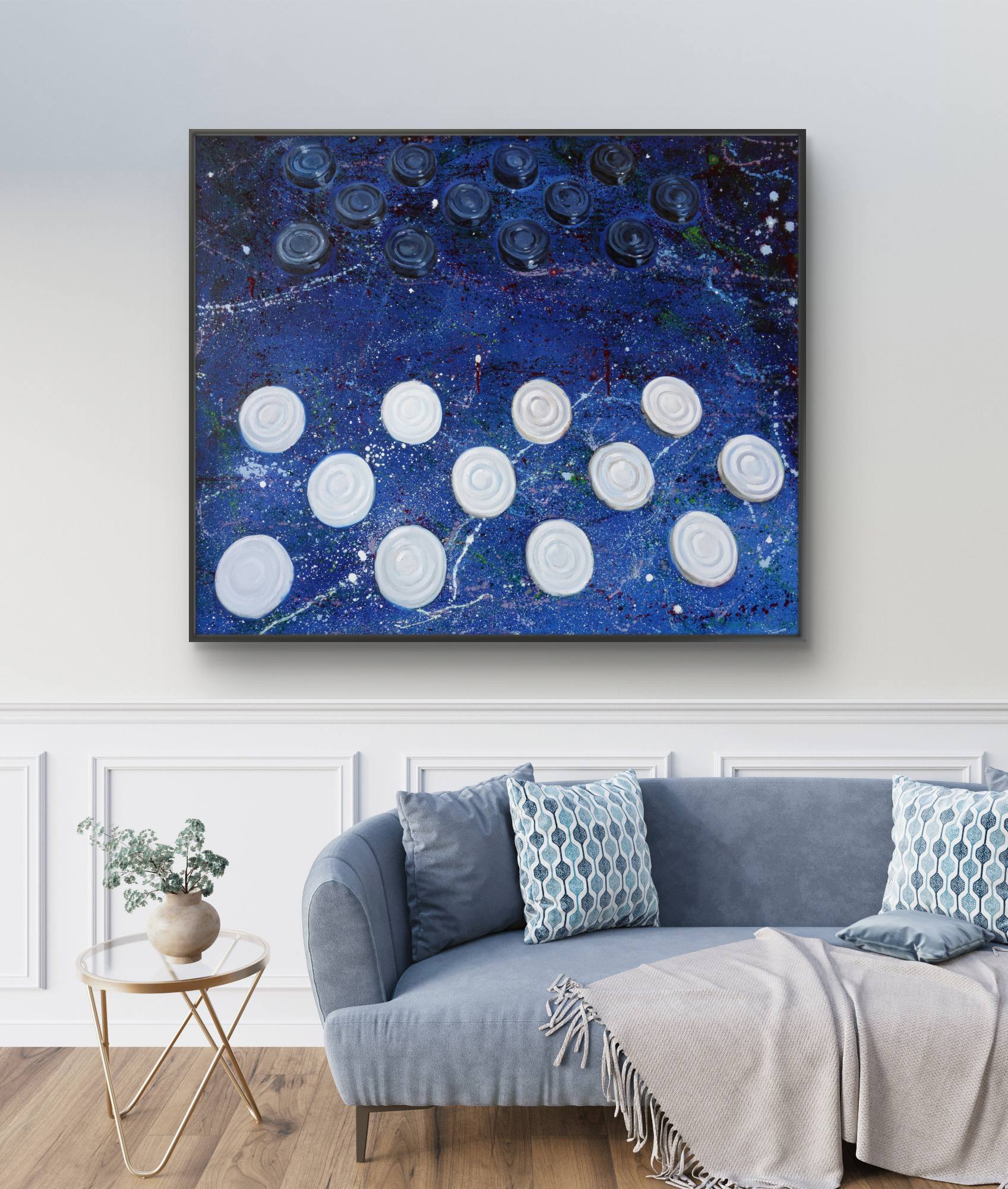 Painting game on the wall
