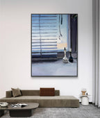 Painting window on the wall