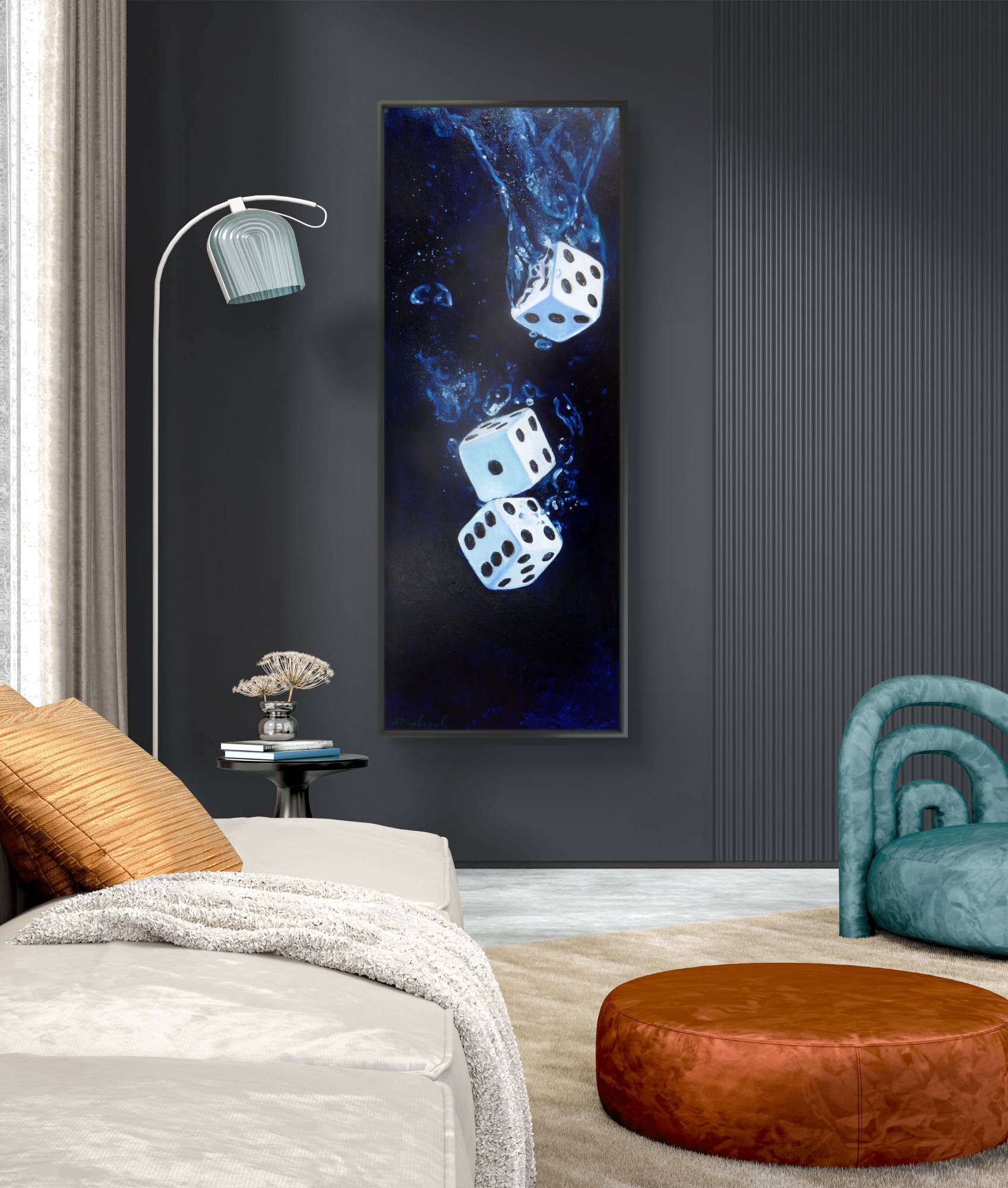 Painting cubes on the wall